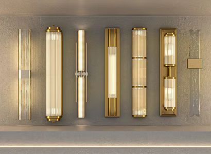 Modern wall lamp 3d model