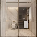 Luxurious Modern Bathroom With Freestanding Tub Glass Shower And Double Sinks