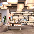 Shengzhou Yuepin Specialty Store With Glass Facade Red Balloons Interior Displays And Green Plants
