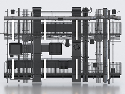 Industrial Air Duct Ceiling Air Conditioning Duct Trunking Fire Duct Air Conditioning Air Outlet Fresh Air Duct model