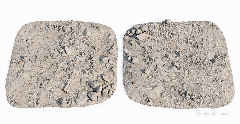 Natural Stone And Wood Texture Surface Material Sample For Design 3d model