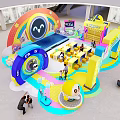 Modern US Chen Zhong Ting US Chen Egg Party ip Design DP Point Design IP US Chen pop-up shop Game Interactive Hand Doll IP Image 3d model