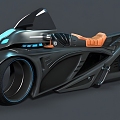 Concept motorcycle 3d model