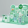 Changyi 100% Promotional Stand Display with Zero Sugar Zero Fat and Drink Freely
