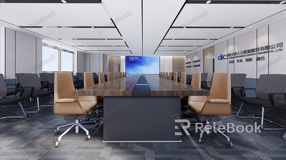 Modern Meeting Room Meeting Tables and Chairs model