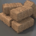 Hay stack hay stack hay stack weed stack hay stack hay stack hay stack turf low face number low model simple model game video level super realistic 3d model