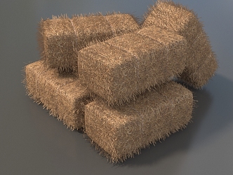 Hay stack hay stack hay stack weed stack hay stack hay stack hay stack turf low face number low model simple model game video level super realistic 3d model