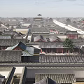 Ancient Architecture Complex With Traditional Tiled Roofs Courtyards And Scenic Lakeside Trees
