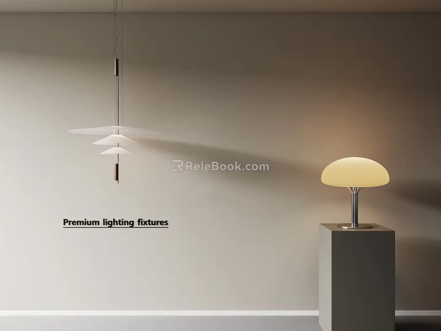 Modern small chandelier table lamp bedside chandelier 3d model