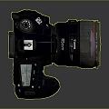 DSLR Camera Card Machine Digital Camera Digital Camera Photographic Equipment 3d model