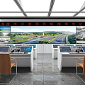 Traffic Command Center 3d model
