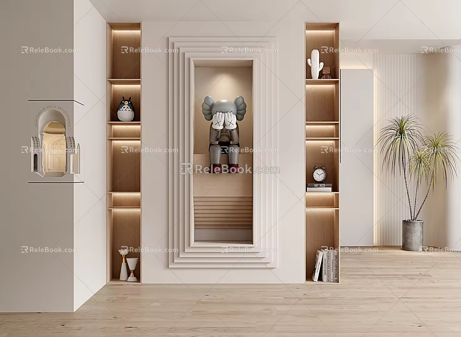 Modern Decorative Cabinet Decorative Cabinet Partition 3d model