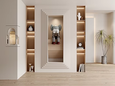 Modern Decorative Cabinet Decorative Cabinet Partition 3d model