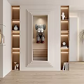 Modern Decorative Cabinet Decorative Cabinet Partition 3d model