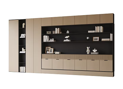 Modern Bookcase Office Bookcase 3d model