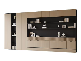 Modern Bookcase Office Bookcase 3d model