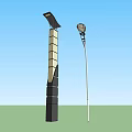 Classic Street Lamp And Modern Column Outdoor Lights For Landscape Decoration