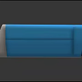 Modern Blue Medical Device With Display Screen And Control Panel Ports