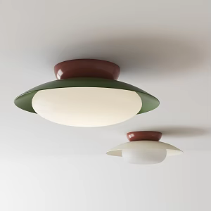 Cream style simple ceiling lamp 3d model