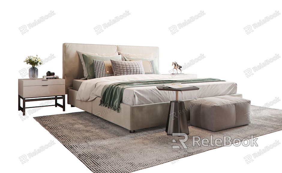 Modern Double Bed model