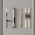Modern Wall Sconce Designs With Sleek Metal Structures And Warm LED Illumination Effects