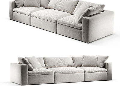 Modern minimalist sofa model