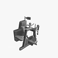 Seated Chest Press Fitness Equipment With Digital Display And Ergonomic Handles