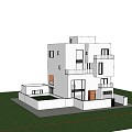 Single-family villa 3d model