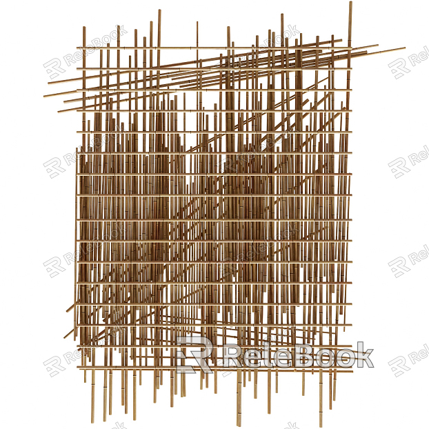 Modern bamboo bamboo art decoration model