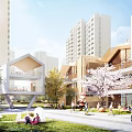 Modern Kindergarten Architecture Shanghai Nanqiao Kindergarten 3d model