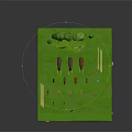 3D Natural Grassland Diorama With Elephants Giraffes Antelopes Trees And Green Grass