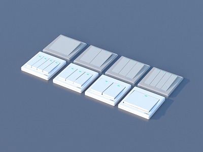 Switch socket hardware 3d model