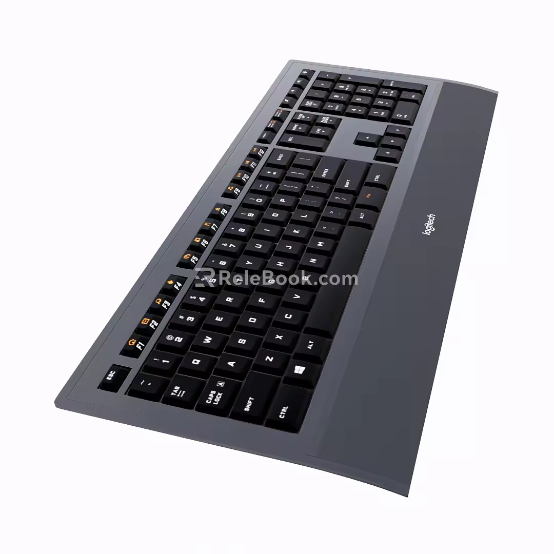 Modern Keyboard 3d model