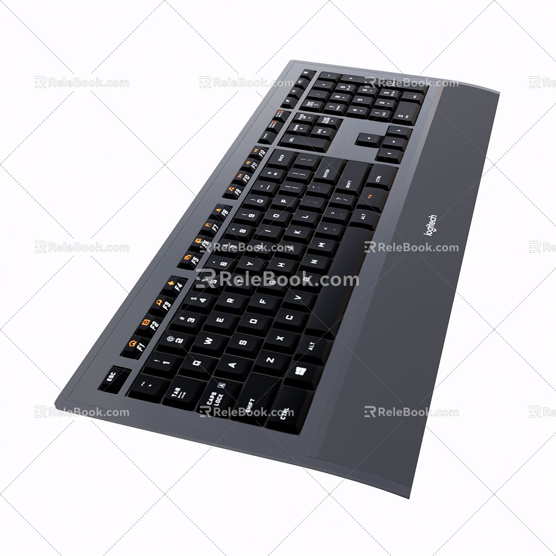 Modern Keyboard 3d model