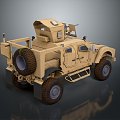 Bulletproof Car Armed Jeep Armed Car Armed Bulletproof Car Military Jeep Off-road Jeep Humvee 3d model