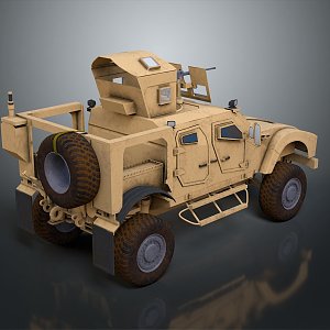 Bulletproof Car Armed Jeep Armed Car Armed Bulletproof Car Military Jeep Off-road Jeep Humvee 3d model