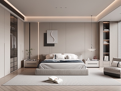 Modern Bedroom 3d model