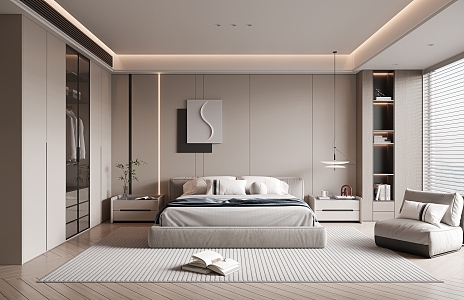 Modern Bedroom 3d model