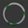 White And Green Jade Bracelet For Women Fashion Accessory With Elegant Design