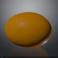 Citrus Plant Fruit Orange Round Shape With Textured Surface And Gray Background Reflection