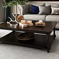 Elegant Light Grey Sectional Sofa With Multiple Soft Pillows For Warm American Style Living Room