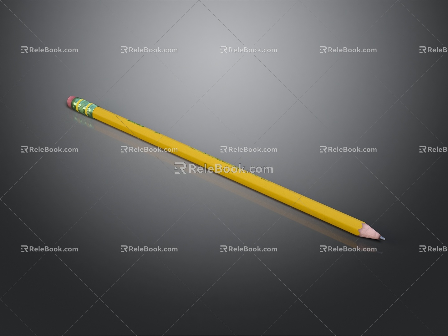 Modern pencil color brush painting brush model