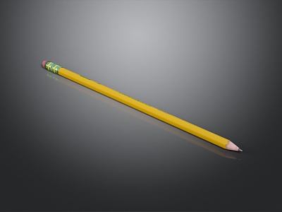 Modern pencil color brush painting brush model