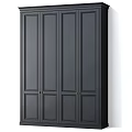 Sleek Modern Wardrobes In White Brown Dark Gray And Beige With Panel Door Design