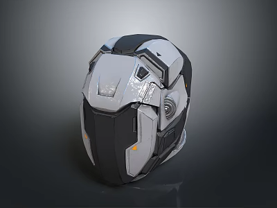 Sci-Fi Helmet Alien Helmet-Helmet High Tech Helmet Game Helmet 3d model