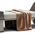 Light Luxury Sofa Stool 3d model