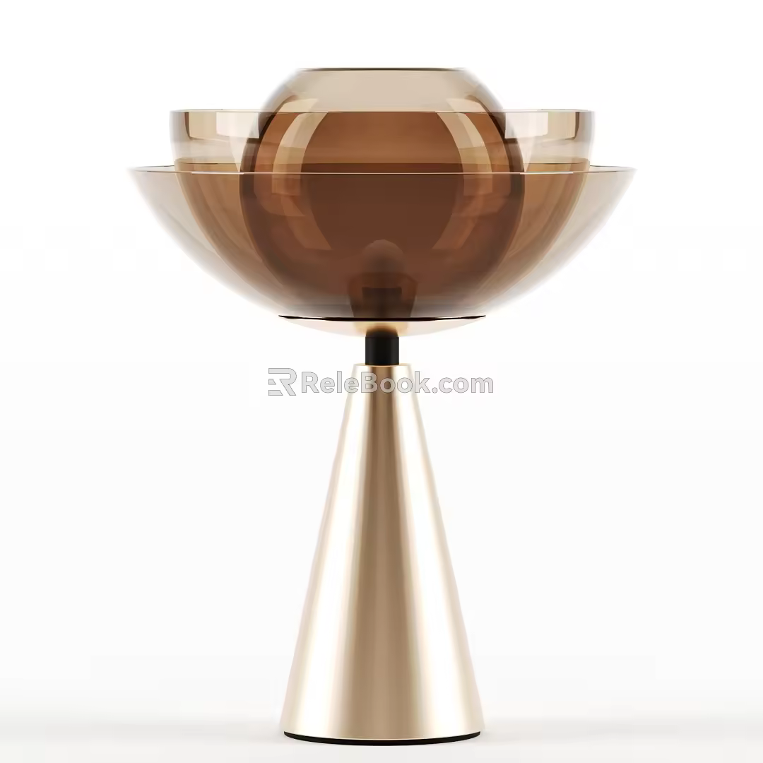 Modern table lamp 3d model