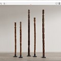 Modern Column Abstract Sculpture 3d model