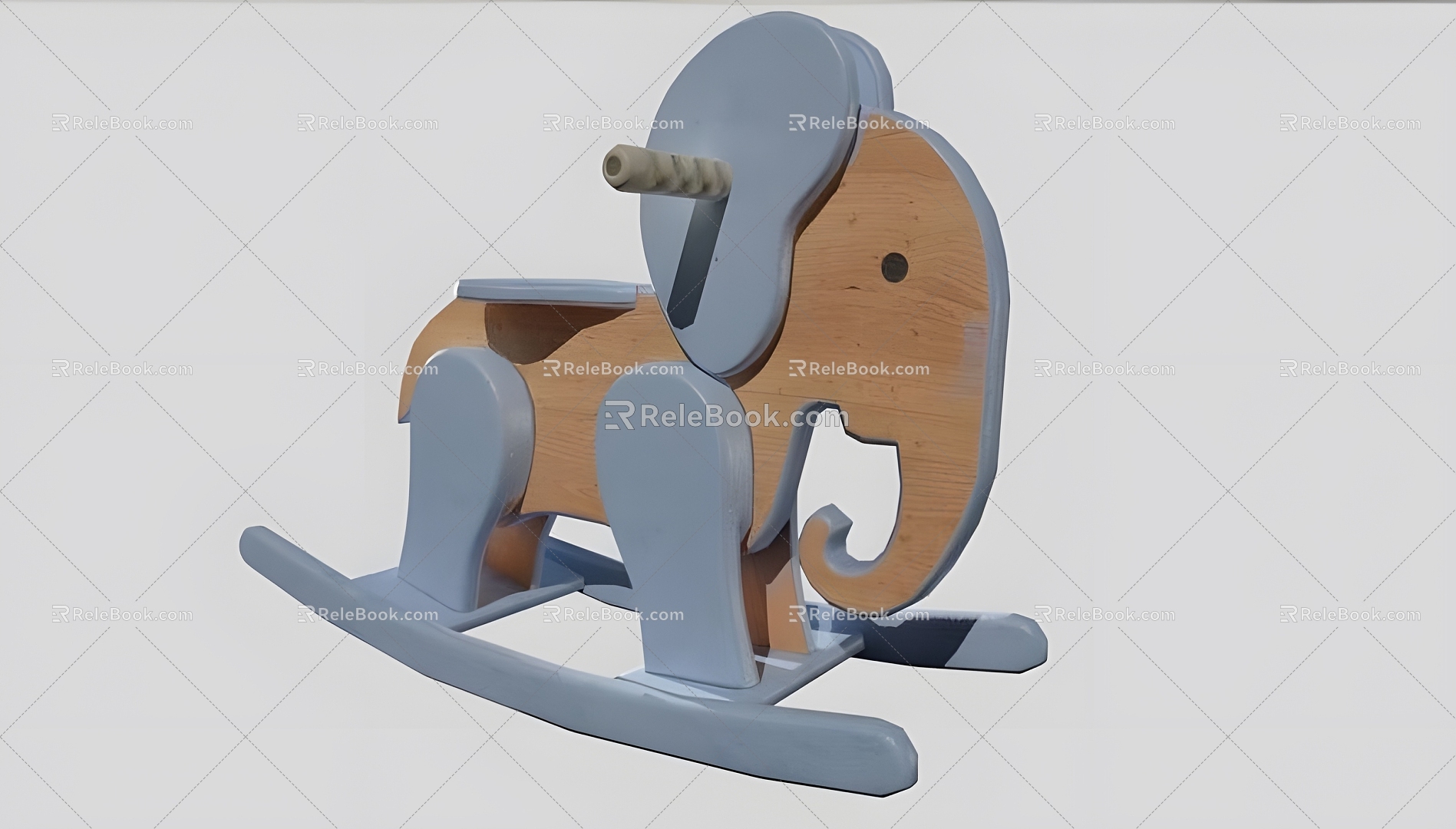 Children's toy elephant 3d model