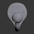 Shiny Modern Metal Hook With Smooth Surface Round Base And Two Fixing Screws
